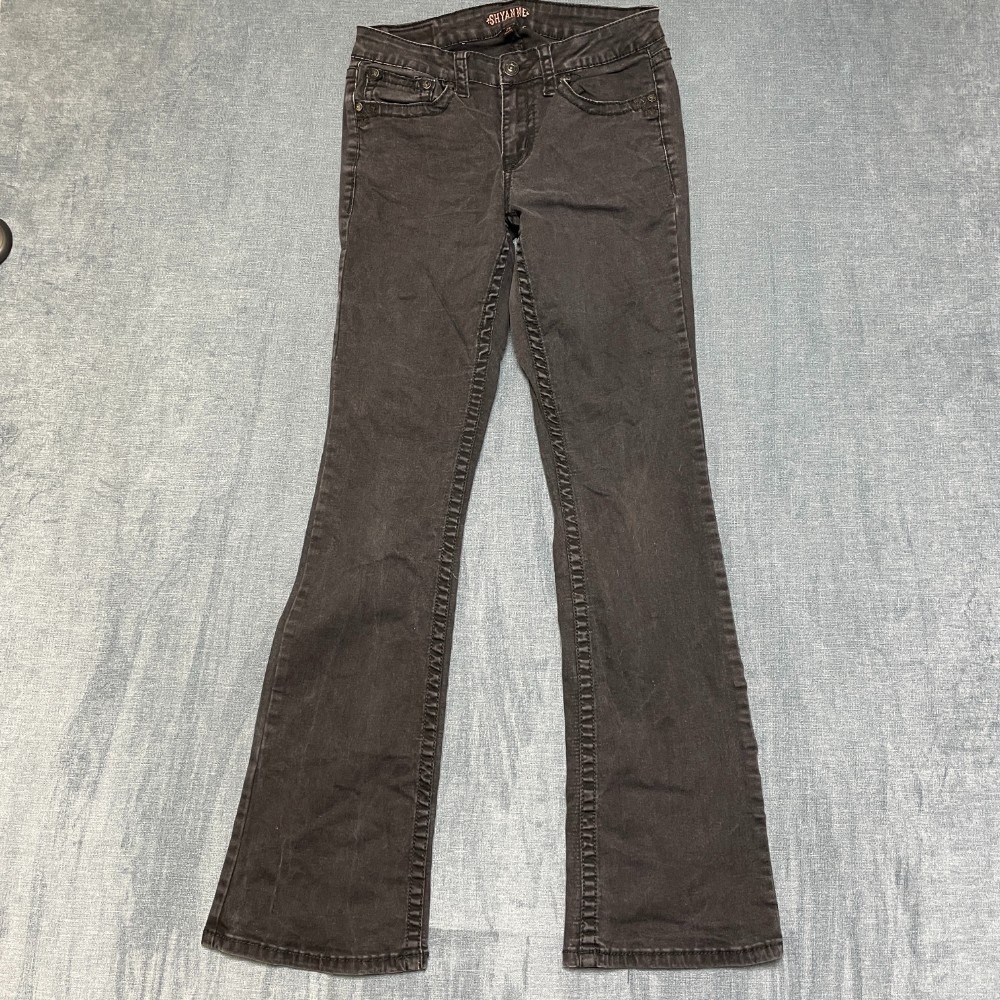 Shyanne Jeans Womens 29 Black Denim Dark Wash All Day Comfort Casual Wear